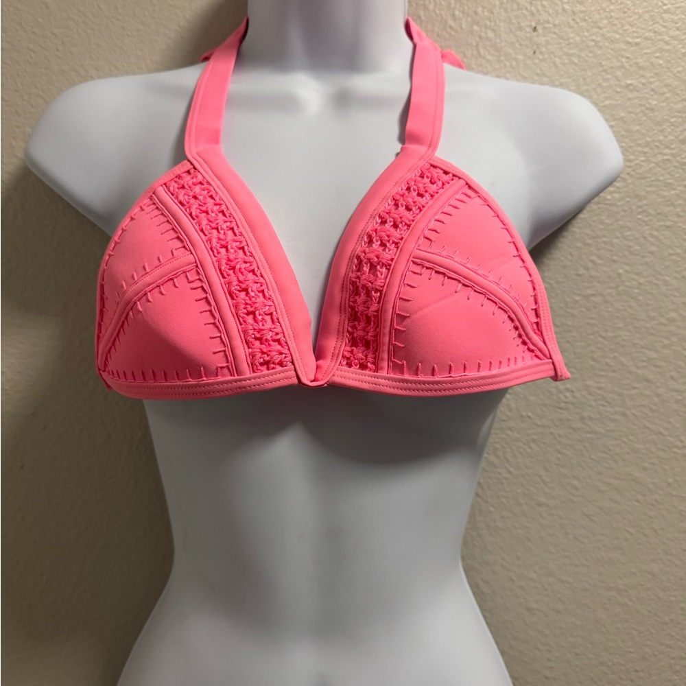 Triangl Swimwear Pink Bikini Top